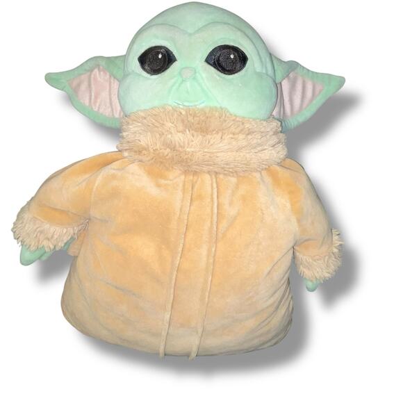 Pillow Pets Plush Star Wars Grogu Child Baby Yoda Mandalorian Disney Decor 20” - Picture 3 of 11